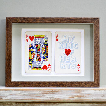 King Of Hearts Vintage Playing Card Print, 4 of 9