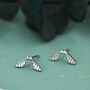 Sterling Silver Sycamore Seed Stud Earrings, thumbnail 1 of 12