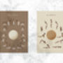 Yoga Poses Art Print Set. 'Sun & Moon Salutation', thumbnail 1 of 5