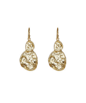 Gold Plated Boho Coin Earrings, 3 of 4