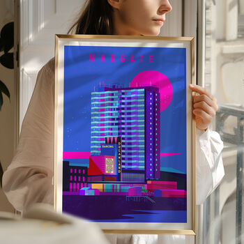 Margate By Night Art Print, 3 of 7