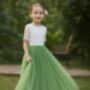 Bonnie In Apple Green ~ Party Or Flower Girl Dress, thumbnail 1 of 4