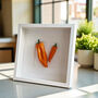 Ceramic Kitchen Wall Art: Orange Peppers, thumbnail 6 of 7