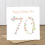 Personalised 70th Birthday Card, thumbnail 1 of 1