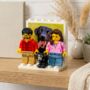Personalised Pet And Owner Lego® Brick Minifig Display: Custom Photo Keepsake Gift, thumbnail 1 of 9
