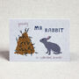 Rabbit Character Children's Birthday Card, thumbnail 1 of 2