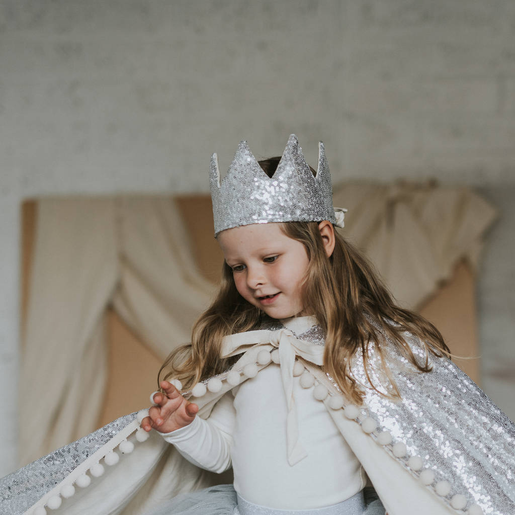 Image of Diamond Silver Sequin Crown