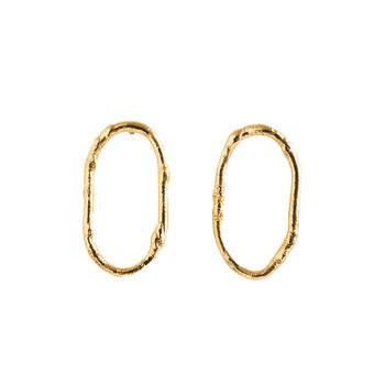 Textured Loop Earrings, 2 of 10