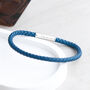 Personalised Men's Infinity Capsule Leather Bracelet, thumbnail 5 of 12