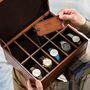 Personalised Leather Jewellery And Watch Box Deluxe, thumbnail 5 of 10