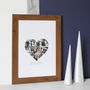 Personalised Photo Heart Collage Print, thumbnail 3 of 10