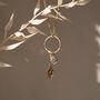 Astralis X 14k Gold Filled Textured Zirconia Necklace, thumbnail 1 of 5