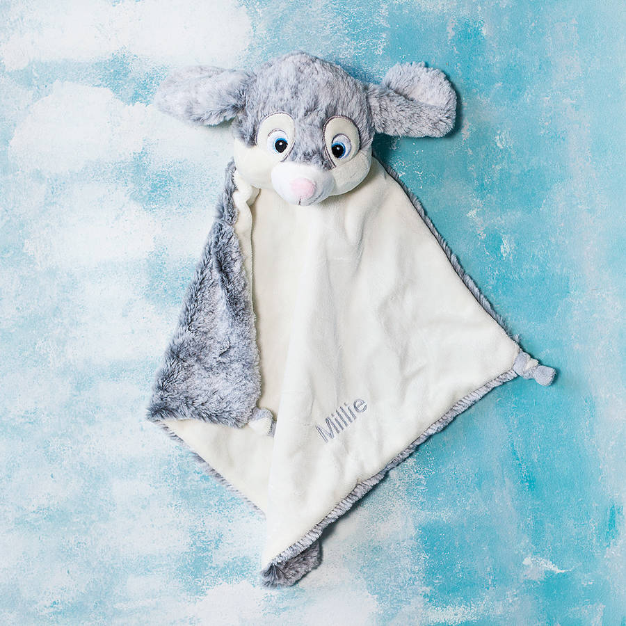 Personalised Bunny Baby Comforter By Clouds and Currents