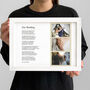 Personalised Photo Poem Girlfriend Art Print, thumbnail 9 of 10
