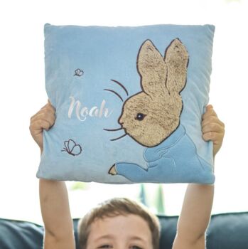 Personalised Peter Rabbit Soft Cushion, 3 of 3
