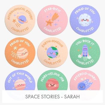 Personalised Reward Stickers 54 Stickers, 5 of 12