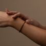 Engraved Gold Rope Bracelet Womens And Mens, thumbnail 1 of 7