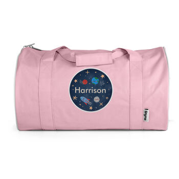 Personalised Space Design Kids Duffle Bag, 6 of 9