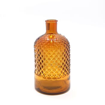 Recycled Glass Patterned Bottle Vase In Eight Colours, 6 of 9