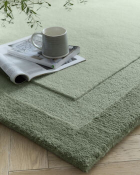 Origins Stacked Borders Wool Rug, 2 of 10