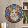 Corgi Stained Glass Effect Suncatcher, thumbnail 4 of 6