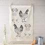 Crafty Chicken Tea Towel, thumbnail 1 of 3