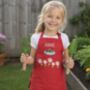 Personalised Childs Garden Apron And Gloves, thumbnail 4 of 6