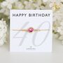 40th Birthday Gift For Her – Birthstone Bracelet, thumbnail 1 of 7