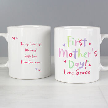 Personalised 1st Mother's Day Mug Gift, 2 of 2