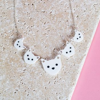 Cat Acrylic Necklace, 2 of 5