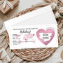 Personalised Holiday Boarding Pass, Scratch Reveal Ticket, thumbnail 8 of 11
