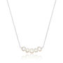 Delicate Silver Rose Or Gold Pearl Cluster Necklace, thumbnail 6 of 11