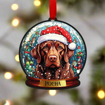 Labrador Dog Tree Decoration, 5 of 8