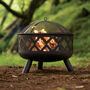 Steel Firepit With Pattern Design, thumbnail 2 of 3