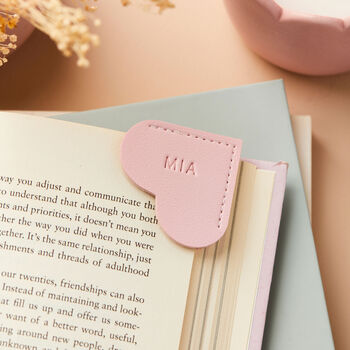 Personalised Pair Of Heart Shaped Bookmarks, 4 of 7
