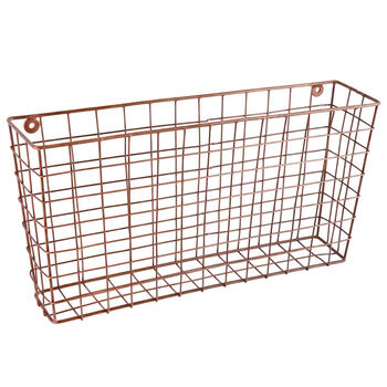 Copper Wire Log Basket, 2 of 5