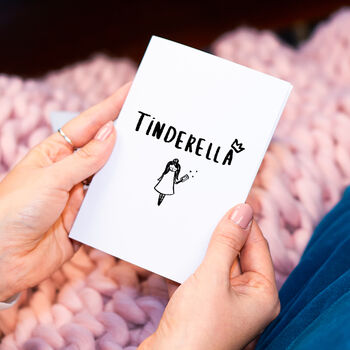 'Tinderella' Online Dating Greetings Card, 2 of 3