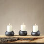 Moonstone Candle Holder. Artisan Iron Home Decor, thumbnail 1 of 12
