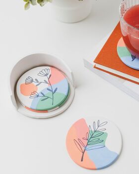 The Botanical Clay Coasters Kit, 3 of 5