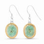 Emerald Reef Oval Drop Earrings, thumbnail 1 of 5