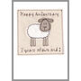 Personalised Sheep Birthday Card For Him Or Her, thumbnail 11 of 12
