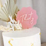 Any Name Double Layered Cake Topper, thumbnail 4 of 7