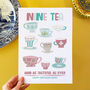 Personalised Tea Print 90th Birthday Present, thumbnail 2 of 4