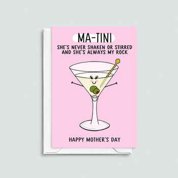 Funny Cocktail Mother's Day Card, 2 of 2