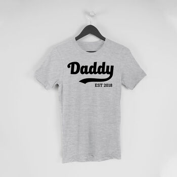 Personalised Daddy T Shirt Fathers Day Dad Birthday, 2 of 2