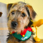 Personalised Elf Christmas Dog Bandana, thumbnail 4 of 8