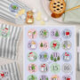 Santa Fill Your Own Christmas Advent Calendar With Silver Bags, thumbnail 2 of 3