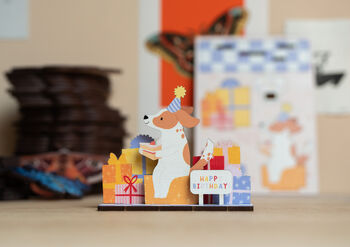 Personalised Dog Birthday Pop Out Card, 3 of 5