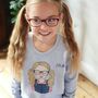 Personalised Little Miss Childrens Sweatshirt, thumbnail 1 of 4