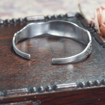 Regency Vintage Sugar Tong Bangle, 3 of 5